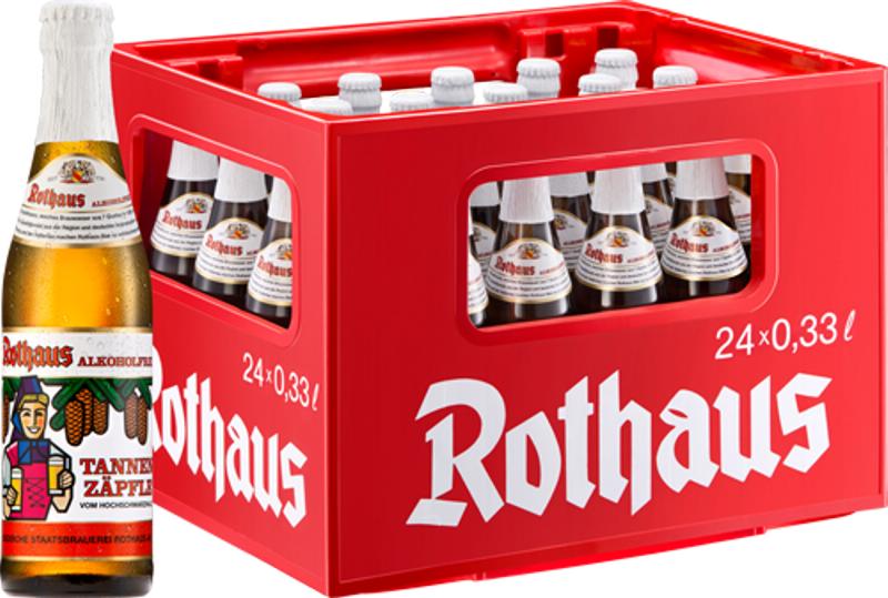 24 X Rothaus Alcohol Free TannenzÃ¤pfle 0.33 L 